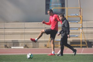 Caballero y el readaptador Félix Vicente.