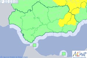 Previsión de Aemet en Andalucía para este viernes 23 de febrero.