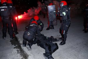 La imagen en Bilbao.