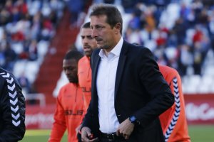 Luis Miguel Ramis tras su última derrota como técnico del Almería.