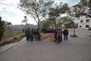 Foto de grupo ruta de senderismo por Rodalquilar.