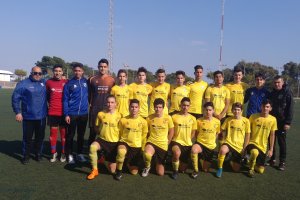 Foto de familia de la plantilla.