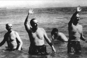 El célebre baño de Fraga en Palomares.