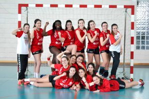 Las jugadoras ya están preparadas.