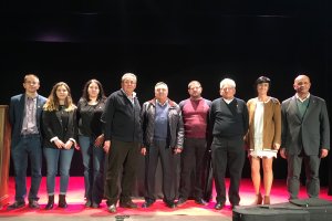 Los Juanes en el homenaje.