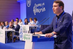 Fernando Giménez, durante un acto del Partido Popular.