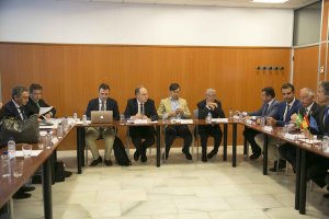 Altos cargos de Fomento, en una reunión en Almería.