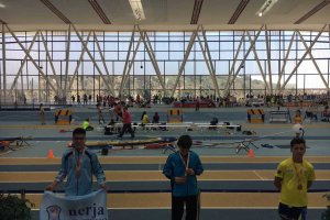 El huercalense en el podio.