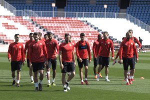 Entrenamiento en el Mediterráneo.