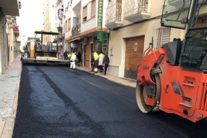 Arreglo reciente de la calle Príncipe de Asturias.