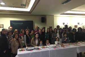 La organización, con concursantes y el jurado una vez terminado el concurso.