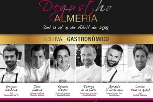 Cocineros que estarán presentes en la próxima edición de ‘Degustho Almería’ del 13 al 15 de abril.