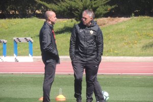 Lucas Alcaraz, en el campo Anexo.