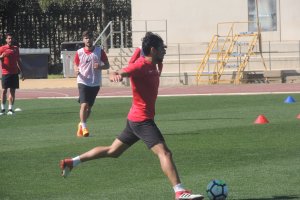Tino Costa, en acción este martes.