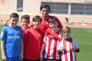 Tino con los canteranos.