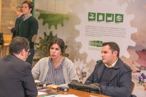 Una   de las actividades de reuniones inversas en las que participaron firmas almerienses.