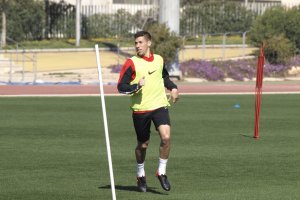 Rubén Alcaraz en el campo Anexo.