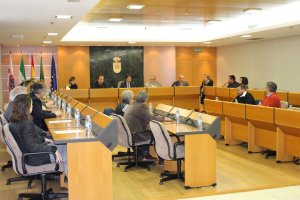 Sesión plenaria extraordinaria y urgente celebrada en el Ayuntamiento de El Ejido.