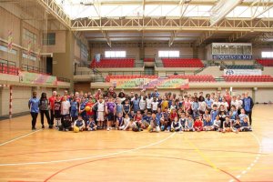 Los alumnos de la jornada de tecnificación.