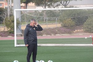 Lucas Alcaraz, en el campo Anexo.