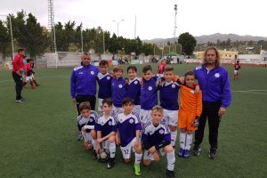 El equipo que representó a Almería en Cártama.