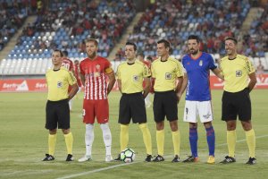 Morcillo en el Almería-Oviedo.