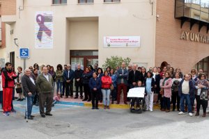 Concentración ayer en el municipio de Albox.