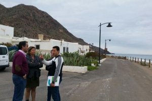 Visita de Elita Abad y Juanjo Segura a la Fabriquilla.