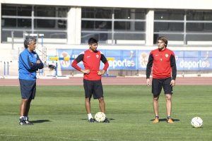 Juan Ramírez con Pipo Goro y Sebastián Dubarbier.