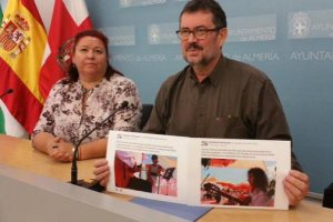 Amalia Román y Rafael Esteban, de IU.