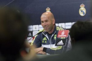 Zidane, en la conferencia de prensa.