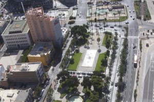 Vista aérea de la ciudad de Almería