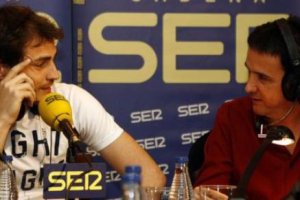 Casillas con José Ramón de la Morena.