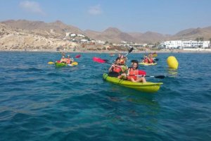 Actividad en el mar.