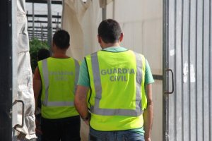 La Guardia Civil en una actuación anterior. 