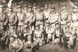 Soldados almerienses cumpliendo el Servicio Militar en el CIR de Cerro Muriano en el reemplazo de1969-1970.
