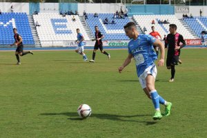 Una jugada del partido.