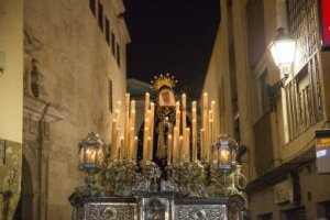 La Virgen de la Soledad volvió a despertar gran expectación entre los fieles.