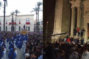 La Plaza de la Catedral se convirtió en el corazón de la diócesis con Prendimiento y Estudiantes.