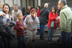 Imagen tras los atentados en Bruselas
