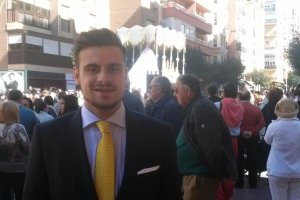 Alberto Fernández Gutierrez, cofrade ilusionado con la nueva experiencia y la nueva banda.