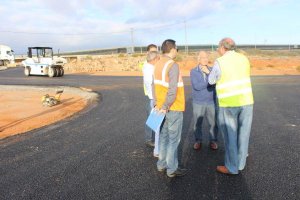 Gabriel Amat, en una visita realizada a la zona del retén. 