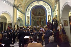 Marchas procesionales tras la bendición de las imágenes y el pregón.