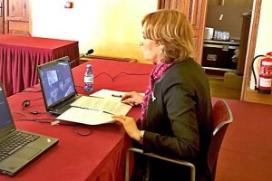La consejera presentó unas jornadas técnicas por videoconferencia