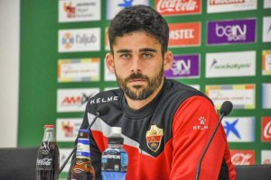 Caro durante la rueda de prensa.