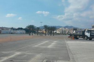 Así se encuentra actualmente el recinto ferial, cuyas obras terminarán en junio.