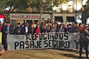 Manifestación de apoyo a los refugiados, esta tarde