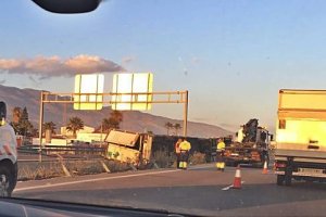Accidente del camión en la A7