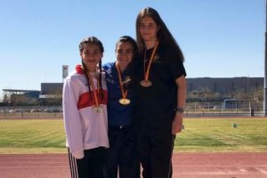 Nerea, en el centro.