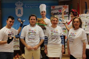 Presentación del evento con Luis Miguel Carmona, Eloísa Cabrera y Rosario Valera. 